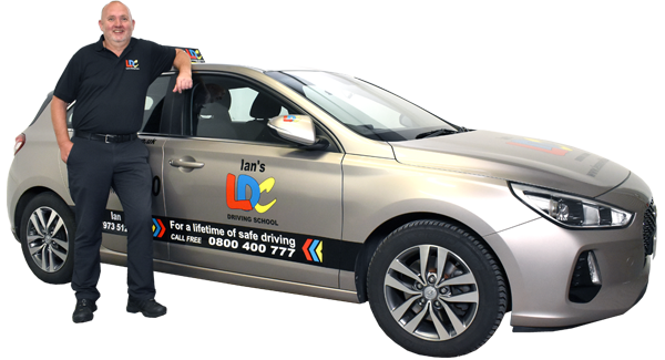 Ian Cartmell's driving school car
